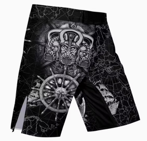 Pantalones Cortos de MMA para Hombre, con Bloques de Color, de Secado Rápido, Spandex y Nailon, para Entrenamiento de Artes Marciales Mixtas, Corte Regular - Product Image 6