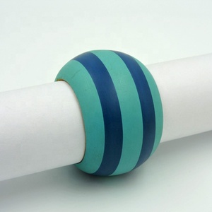 Customized Glass Beads Napkin Ring Round Shape Napkin Holder for Wedding Parties <b>Kitchen</b> Accessories - Product Image 2