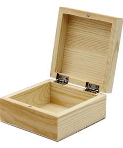 Caja de Almacenamiento de Madera Tallada con Tapa Deslizante, Organizador de Joyas Clásico Ecológico para el Hogar, Cocina y Oficina - Product Image 2