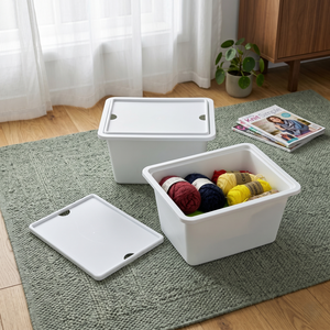 Taiwan Home <b>Storage</b> Furniture Manufacturer Household Kids Cabinets 2-drawer Set DIY Toy <b>Storage</b> Organizer <b>Plastic</b> Box with Cover - Product Image 2