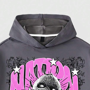 Découvrez le sweat à capuche unisexe surdimensionné Discover-Impex pour l'hiver, en molleton de coton épais, avec logo personnalisé, fournisseur OEM ODM - Product Image 3