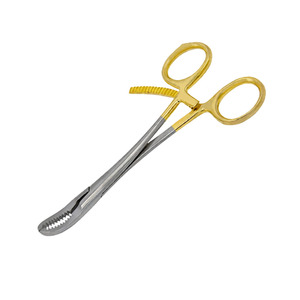Pinzas Quirúrgicas para Sujeción de Huesos DETAIN IMPEX, Acero Inoxidable, Diseño Curvo con Trinquete, Clase II, Instrumento Manual, Certificado CE - Product Image 5