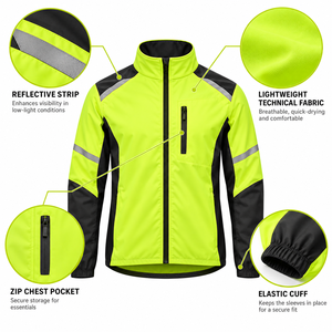 Collection de vestes de course haut de gamme pour hommes et femmes, légères, imperméables, coupe-vent, vêtements de sport pour l'extérieur - Product Image 6