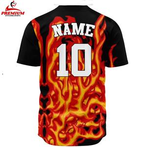 Maillot de baseball personnalisé par sublimation, tissu léger et doux, coupe confortable, respirant, maillot de baseball de haute qualité - Product Image 2