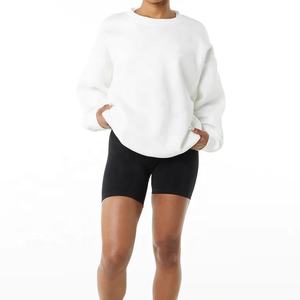 เสื้อสเวตเชิ้ตผู้หญิงแฟชั่น ระบายอากาศได้ดี ไซส์ใหญ่ เสื้อผ้าฤดูใบไม้ผลิและฤดูหนาว ปักลายสไตล์วินเทจ ซักแล้ว ผ้าฝ้าย 100% มีซับใน - Product Image 4