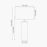 Lampe de salon en marbre travertin raffiné, base cylindrique de qualité supérieure, éclairage doux et relaxant, performance décorative pour la maison