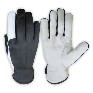 Comfortable Cowhide Leather Working Gloves Heavy Duty Palm <b>Grip</b> Leather Working Gloves - Product Image 2