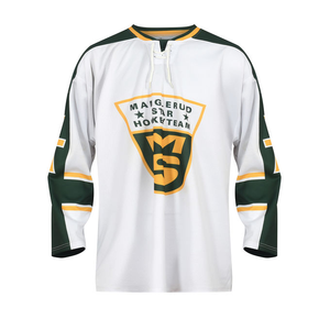 Camisetas de Hockey Personalizadas Premium Estilo Hip Hop Vintage con Cuello en V, 100% Poliéster, Secado Rápido, Antibacterianas, con Letras Cosidas para Hombre - Product Image 3
