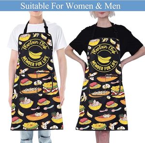 Delantal de Cocina con Diseño de Plátano, Delantal de Cocina con Bolsillos, Regalo para Amantes de los Plátanos, Regalo para Gourmets Amantes de la Fruta - Product Image 2