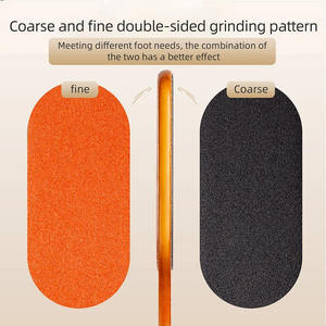 Outils de pédicure avec manche en bois, lime à pieds double face, grattoir pour peaux mortes, éliminateur de callosités pour les pieds - Product Image 6