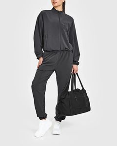 เสื้อแจ็คเก็ตกันลมสำหรับผู้หญิง น้ำหนักเบา ระบายอากาศได้ดี ทรงหลวม ซิปยาวเต็มตัว ช่องระบายอากาศด้านหลัง ปรับขนาดชายเสื้อได้ คอตั้ง เหมาะสำหรับออกกำลังกาย - Product Image 4