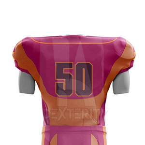Uniformes de Fútbol Americano de Poliéster de la Mejor Calidad, Diseños Personalizados, Impresión por Transferencia de Calor, Secado Rápido, Transpirables, para Hombres Adultos - Product Image 6
