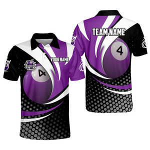 T-shirt de sport professionnel personnalisé pour homme, 100 % polyester, manches courtes, respirant, léger, tissu uni, pour le jeu de fléchettes - Product Image 4