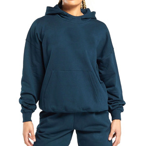 Sweat à capuche pour femme de qualité supérieure, faible MOQ, mode hiver, vêtement chaud et confortable en polaire épaisse - Product Image 1