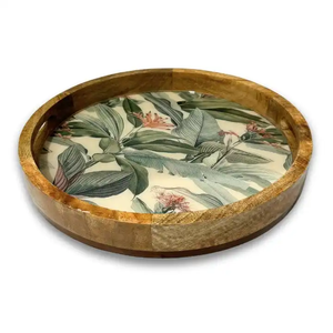 Plateau en fer de design moderne Meena pour ustensiles de cuisine, décoration de la maison, artisanat en résine 3D FAIZA CRAFT fait à la main - Product Image 5