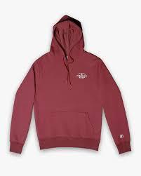 Nouveau design 2026 – Sweat à capuche épais personnalisé pour homme, rouge bordeaux, avec petit motif graphique sur la poitrine, style streetwear - Product Image 2