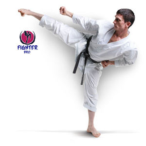Kimono de Karate Resistente para Entrenamiento y Torneos de Artes Marciales, Hecho de Lona 100% Algodón de Alta Densidad - Product Image 2