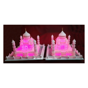 Último Diseño Artesanal en Mármol Blanco Natural Taj Mahal, la Mejor Calidad con Acabado Fino y un Modelo Impresionante para Decoración del Hogar y Regalos - Product Image 6