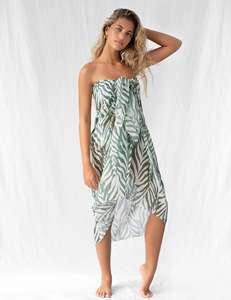 Vente en gros usine de paréos de plage et de cache-maillots de bain pour femmes, faible MOQ, impression personnalisée - Product Image 4