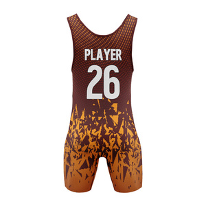 Breathable Men's Wrestling <b>Singlet</b> Athletic Performance Wear for Wrestling Practice Gym and Daily Training - Product Image 6