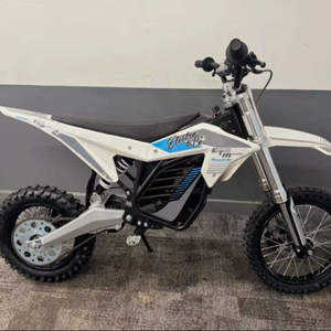 Vélo tout-terrain électrique 72V 8KW blanc, modèle 2024/2025, prêt à être expédié dans le monde entier - Product Image 1