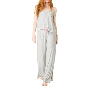 Pijama de Satén para Mujer, Elegante y Cómodo, Conjunto de Dos Piezas - Product Image 1