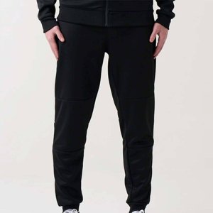 Chándal Unisex Negro con Capucha, Estampado Geométrico, Informal, para Otoño, con Bolsillos Laterales, Cierre de Cremallera, Corte Regular, 100% Algodón - Product Image 4
