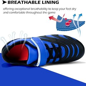 Chaussures de football unisexes personnalisées à crampons pour le sport en plein air, la course et l'athlétisme, antidérapantes, printemps-été - Product Image 4