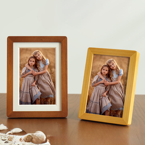 Marco de Fotos de Madera Personalizado de 4, 5 y 6 Pulgadas, Decoración de Escritorio, Soporte para Fotos DIY, Exhibición de Mesa para Fotos Polaroid Instax - Product Image 6