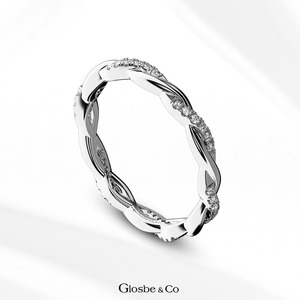 High Quality 18K Solid Gold Glosbe & Co Women's Classic Natural Diamond <b>Rings</b> for Certified Daily Wear Jewelry Wholesale - Product Image 3