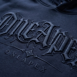 Sudadera con Capucha Azul Marino Oversize para Hombre, con Logotipo Grabado, Estilo Urbano, Venta al por Mayor - Product Image 6