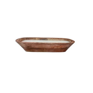 Vela Aromática Artesanal en Forma de Barco de Madera, Vela de Lujo Ecológica en Contenedor de Madera Tallada, Perfecta para Velas de Té - Product Image 6