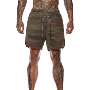 Short de sport à taille élastique pour hommes, nouveau design, été, séchage rapide, Spandex, baggy pour hommes, 100% coton, taille Plus - Product Image 2