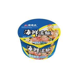 WEI WEI A Soupe de nouilles aromatisée aux fruits de mer artificiels (en bol) comida china - Product Image 1