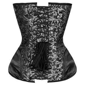 เสื้อครอเซ็ทวินเทจสำหรับผู้หญิง เซ็กซี่ กระชับสัดส่วน ระบายอากาศได้ดี ดีไซน์ทันสมัย ผ้าปักลาย สำหรับสาวพลัสไซส์ - Product Image 6