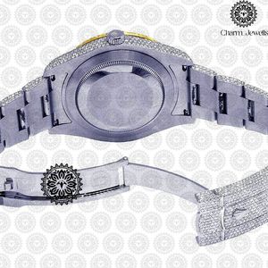 Montre de luxe pour homme Charm Jewells, boîtier carré en acier inoxydable, cadran de 40 mm, bracelet de 20 cm, mouvement mécanique, résistance à l'eau 10 bars, automatique - Product Image 2