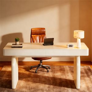 Elegante Scrivania Moderna per Ufficio con Cassetti Portaoggetti, Scrivania per Computer - Product Image 1