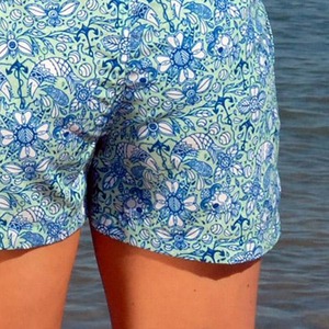 Nouvelle collection de shorts de bain pour femmes à séchage rapide avec poches, cordon de serrage à l'arrière, imprimé 3D, shorts de plage décontractés - Product Image 5