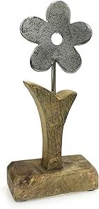 Fabricant de confiance, décorations de Noël en aluminium et en bois, ornement de table rustique pour la décoration saisonnière et les cadeaux - Product Image 3