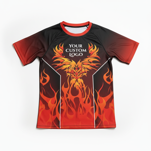 Rashguard OEM ODM Rash Guard Men Sublimation <b>Printed</b> Spandex Bjj Rash Guard Gym <b>Surfing</b> Diving Rashguard Compression Shirts MMA - Product Image 5