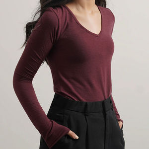 Camiseta Personalizada de Algodón 100% para Mujer, Estilo Urbano, Manga Corta, Cuello Redondo, Talla Grande, Corte Regular, Apliques Ecológicos, Superventas - Product Image 1