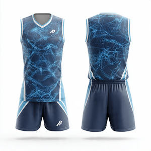 Ensemble short et maillot de sublimation sans manches à col en V pour homme, uniforme de netball pour entraînement sportif, 100 % polyester, tenue d'équipe de netball - Product Image 2