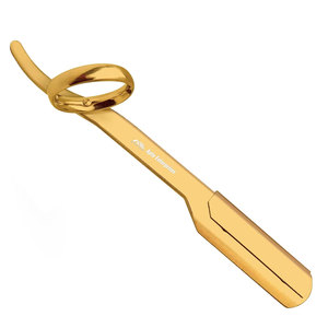 Paquete de Cuchillas de Afeitar de Primera Calidad con Borde Dorado y Kit de Mantenimiento, Maquinillas de Afeitar Rectas para Hombre, Maquinilla de Afeitar Profesional para Barbería - Product Image 3