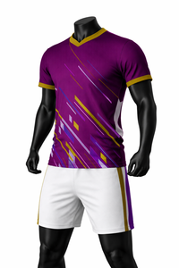 Unisex Custom Print Player Name <b>Soccer</b> Jersey Set Short Sleeve V-Neck Moisture Wicking Polyester Regular Fit All Seasons - Product Image 2
