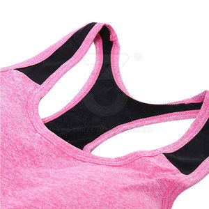 Soutien-gorge de sport simple haut de gamme avec maintien élevé, tissu respirant et écologique, logo frontal pour le yoga et l'exercice quotidien - Product Image 3