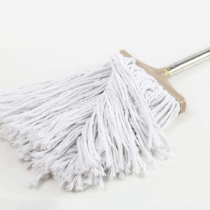 Cotton String <b>Mop</b> with Stainless Steel Rod Clamping Type Yarn <b>Mop</b> Dust Free Home Cleaning - Product Image 2