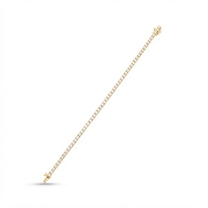 Bracelet tennis en diamants de laboratoire ronds brillants certifiés IGI, or massif 10K 14K 18K, bijoux de mariée, couleur DEF, clarté VS VVS - Product Image 1