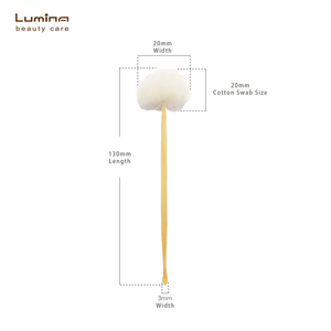 Venta al por mayor para distribución minorista: Set de limpiadores de oídos de bambú de terciopelo - 2 piezas, fácil de usar, hecho de bambú premium, suave al tacto. - Product Image 3