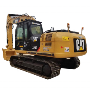 รถขุดมือสอง Caterpillar Cat 320 ของแท้จากญี่ปุ่น พร้อมปั๊ม, บุ้งกี๋, ตัวเชื่อมต่อแบบเร็ว และหัวเจาะ - Product Image 1