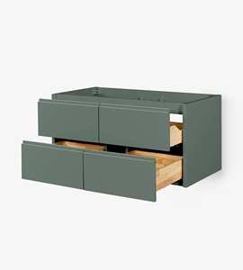 Meuble de salle de bain OEM Xerxes 42 pouces, vasque simple, uniquement le meuble, 4 options de finition, vente en gros, usine du Vietnam - Product Image 5